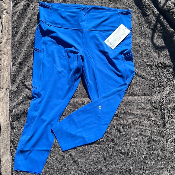 lululemon athletica Blue Leggings - Picture 1 of 5